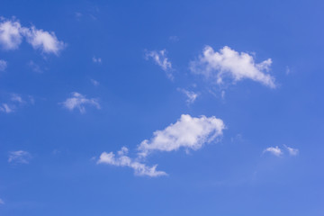 cloud in blue sky