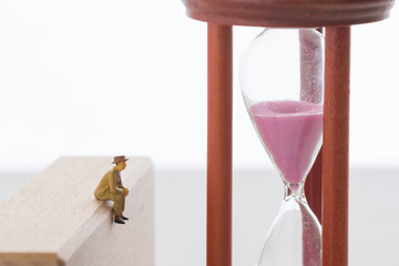 砂時計とシニア