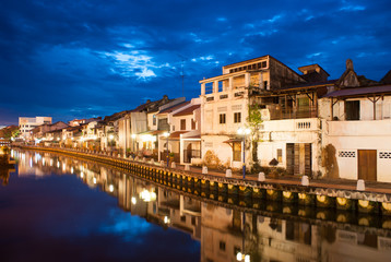 Old buildings in Melaka
