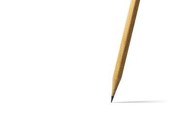 Pencil on white background