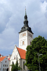 Fototapeta na wymiar St. Nikolaikirche Tallinn, Estland