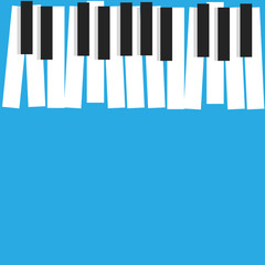 Piano vector for World Music Day with nice and creative illustration in a background.