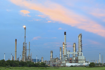 oil and petrochemical industry plant in thailand
