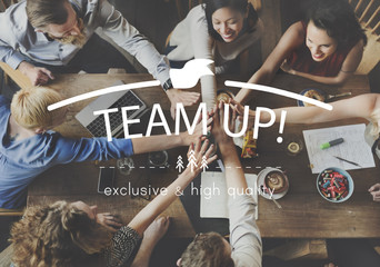 Fototapeta na wymiar Teamwork Team Building Spirit Togetherness Concept
