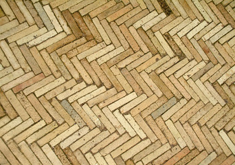 Old cobbled street in St. Petersburg