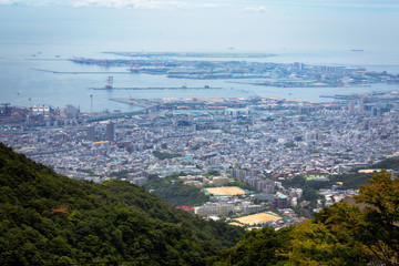 Kobe City in Mount Rokko