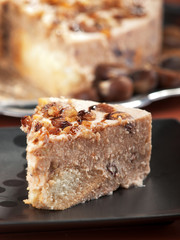 Chestnut and raisins tiramisu - prepared like standard tiramisu