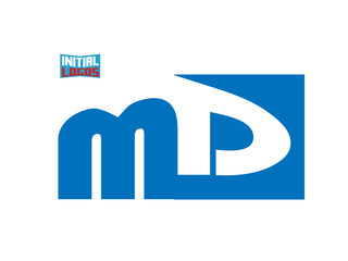 MD Initial Logo for your startup venture