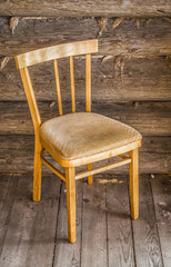 Vintage wooden chair.