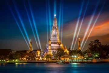 Crédence de cuisine en verre imprimé Temple Wat Arun - Temple of Dawn in Bangkok, Thailand