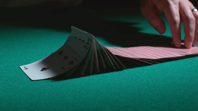 Card tricks in slow motion