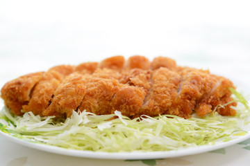 おいしそうな豚カツ