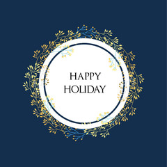 Hand drawn floral for autumn and winter