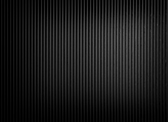 striped black metal plate