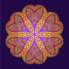 Colored mandala