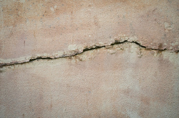 Cracks on the wall background
