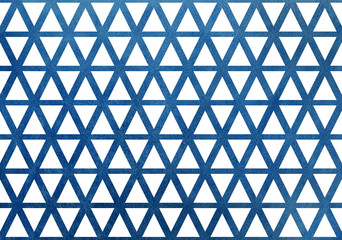 Watercolor triangle pattern.
