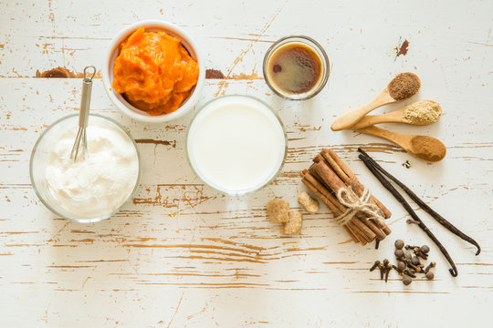 Ingredients For Pumpkin Spice Latte