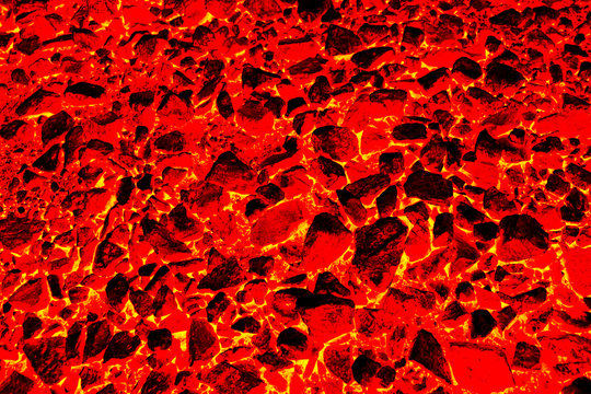 The Texture Of Molten Lava