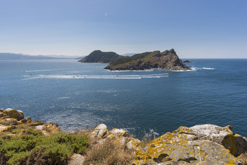 Fototapeta na wymiar San Martino Island (Cies Islands, Pontevedra - Spain).