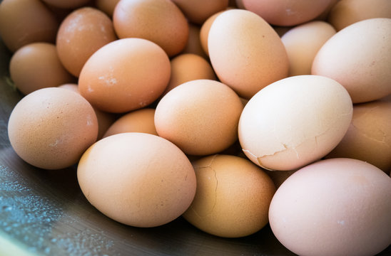 Group of eggs texture background