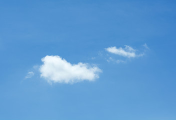 blue sky with cloud