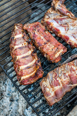 Barbecue pork ribs