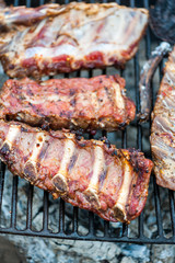 Barbecue pork ribs