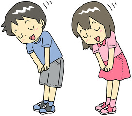 お辞儀　子供