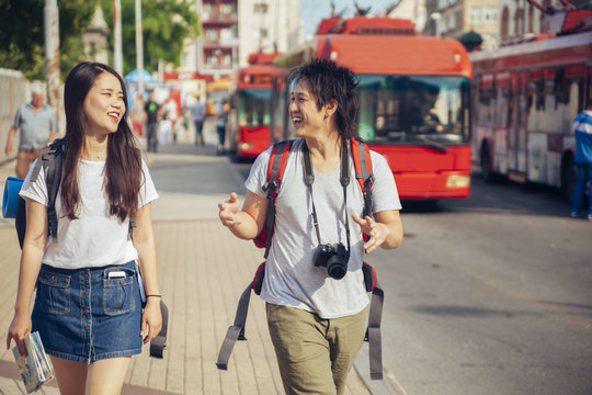 Young Asian Tourists