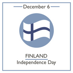 Finland Independence Day. December 6