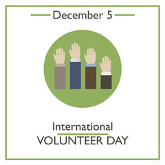 International Volunteer Day. December 5