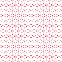 geometric cube seamless pattern
