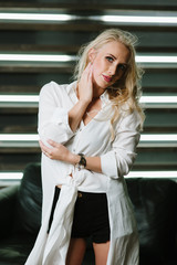Fototapeta premium Portraits of a blonde