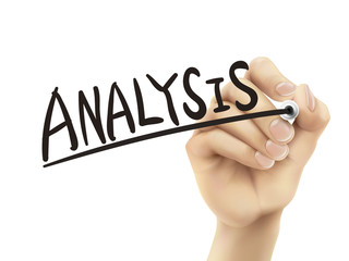 Analysis written by hand