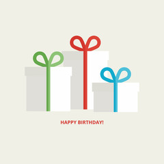 Happy birthday greeting card