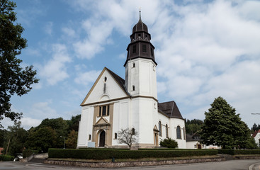 Fototapeta na wymiar Kirche in Güdesweiler
