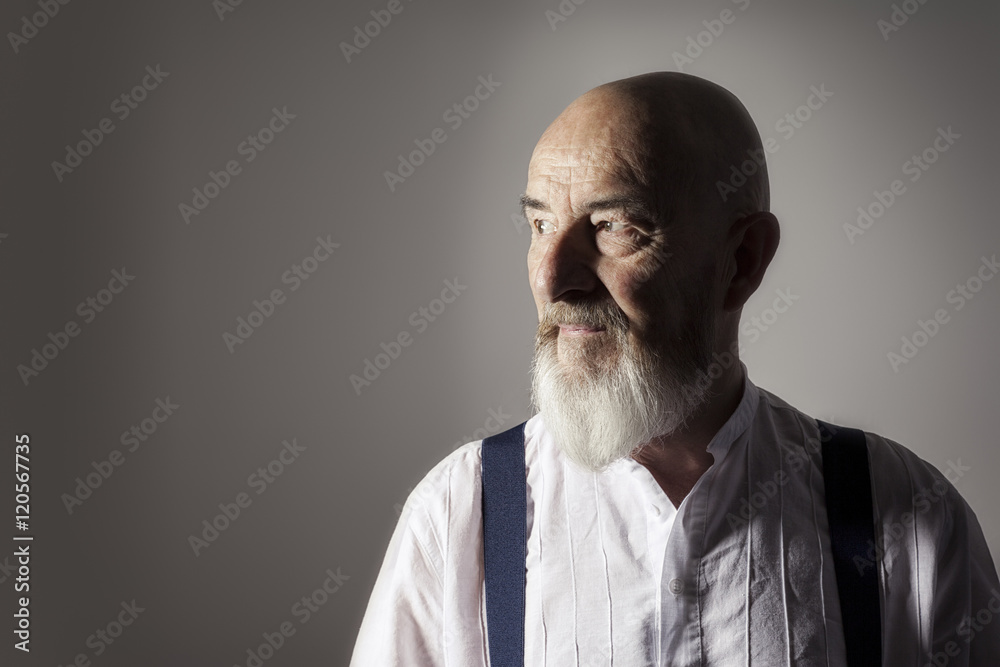 Wall mural old man portrait