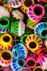 Obraz premium handmade clay pots modelling