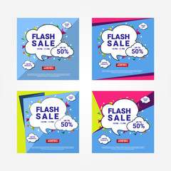 Multipurpose Square Banner in 4 Styles