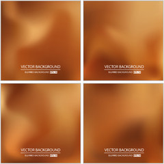 Abstract Creative concept vector multicolored blurred background set. For Web and Mobile Applications, art illustration template design, business infographic and social media, modern decoration