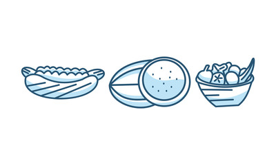Foods Icon Flat