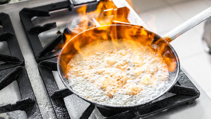 Chef cooking