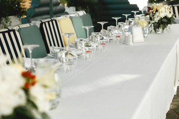 Luxury holiday or wedding  table