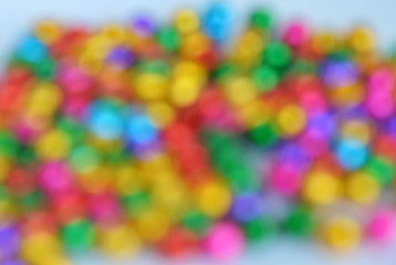 blurry of colorful bell background