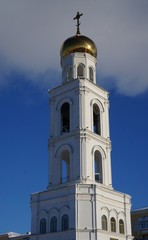 Obraz premium Колокольня женского Тверского монастыря в городе Самаре 