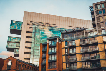 Various architecture designs of modern apartments