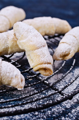 Homemade cookies twisted