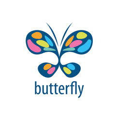 vector butterfly logo