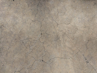 Old concrete cracks